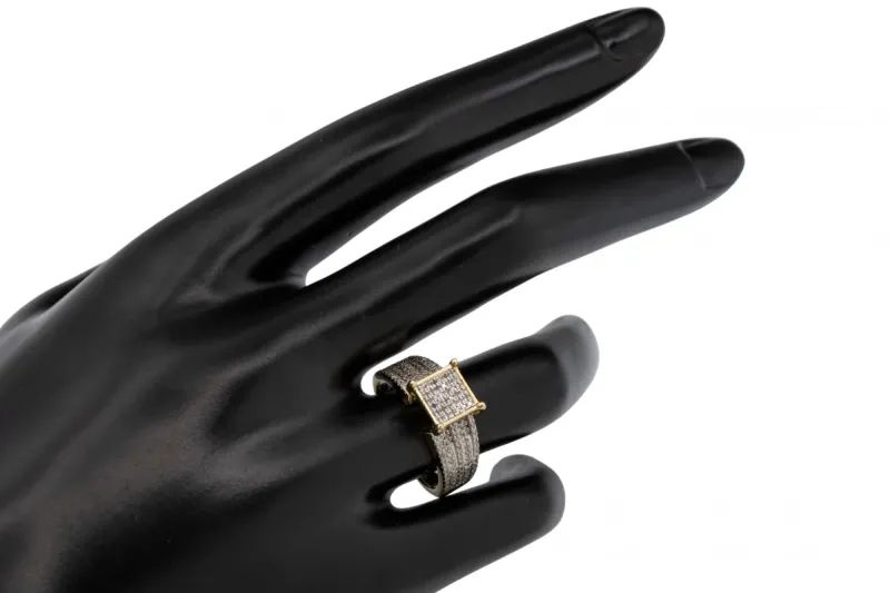 9ct Yellow Gold Diamond Ring 0.54ct 4.6g