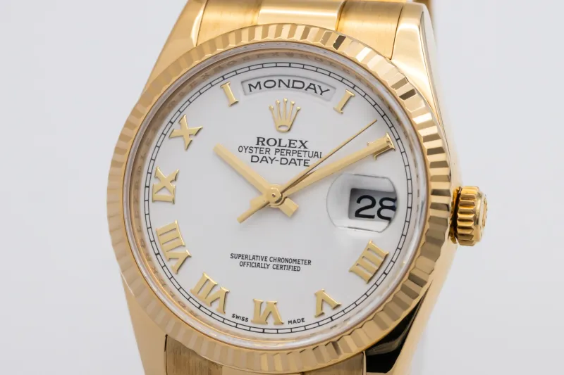 Rolex Day-Date 36mm 18ct Yellow Gold Presidential 118238 Circa 2015