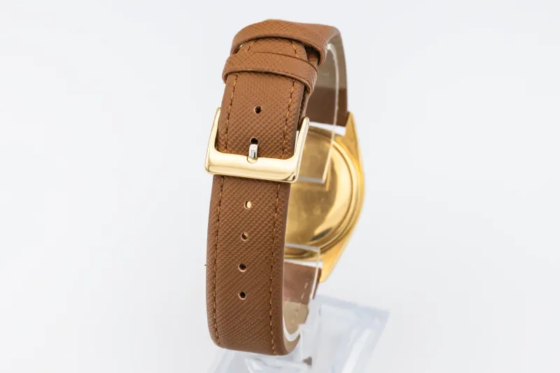 Rolex Day-Date 36mm 18ct Yellow Gold Brown Leather 1803 1974