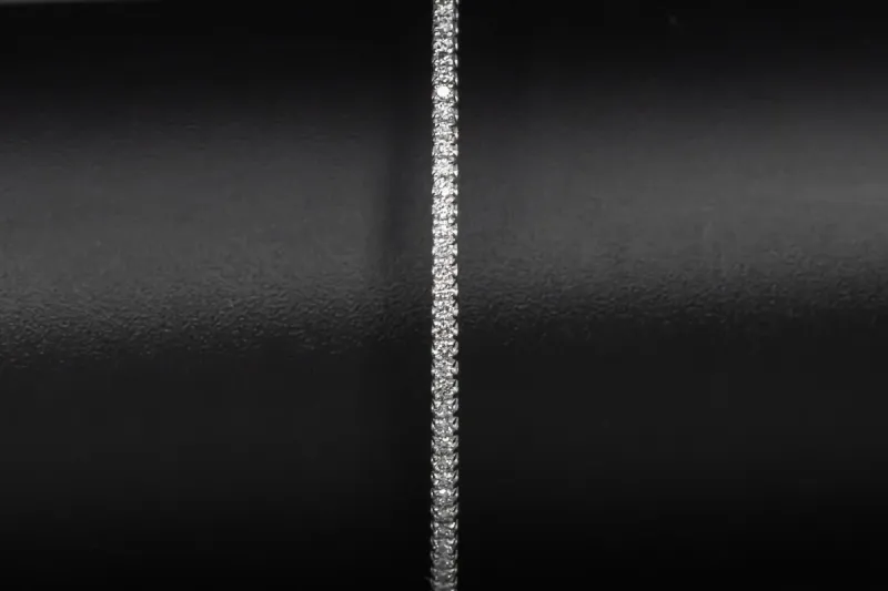 18ct White Gold Diamond Bangle 1.50ct