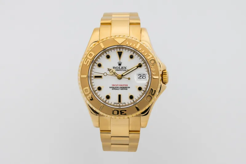 Rolex Yacht-Master 35mm 18ct Yellow Gold Oyster 68628 1999
