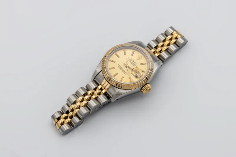 Rolex Lady DateJust 26mm Steel & 18ct Yellow Gold Jubilee 69173 1986