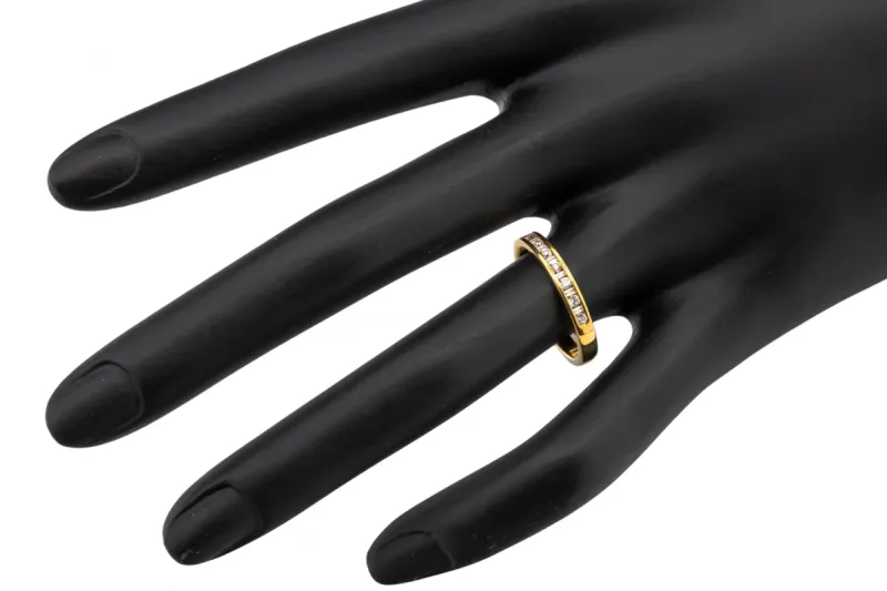 18ct Yellow Gold Diamond Wedding Band 3.5g
