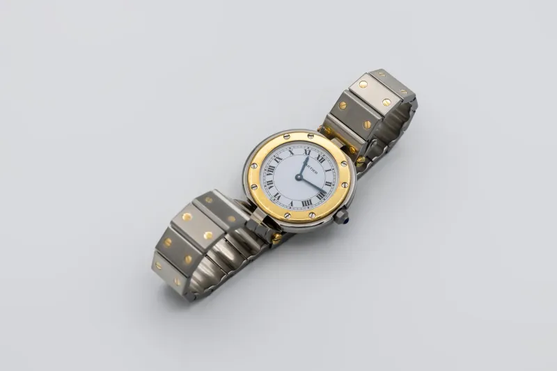Cartier Santos Ronde Vendome 27mm Steel & 18ct Yellow Gold 8191 1988