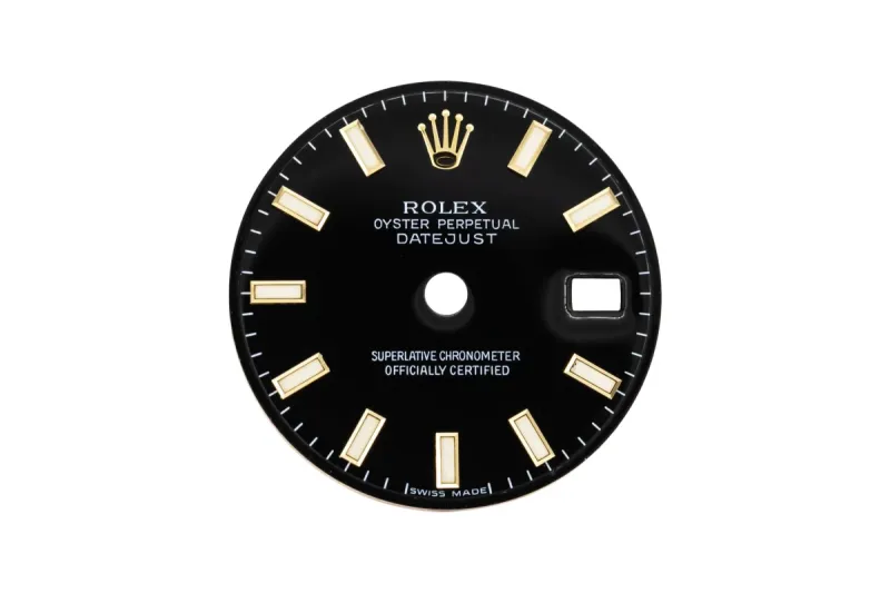 Rolex DateJust 41mm Black Baton Dial