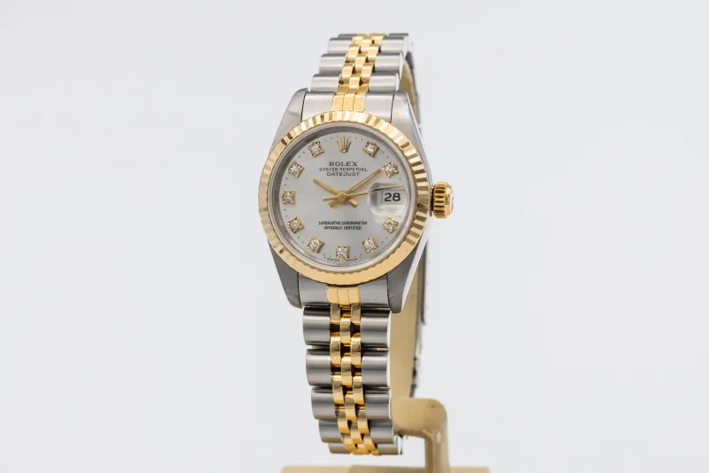 Rolex Lady DateJust 26mm Steel & 18ct Yellow Gold Jubilee 69173 1991