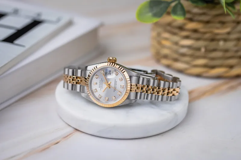 Rolex Lady DateJust 26mm Steel & 18ct Yellow Gold Jubilee 69173 1991