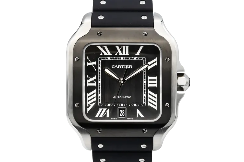 Cartier Santos ADLC 40mm Black Rubber WSSA0037 2022