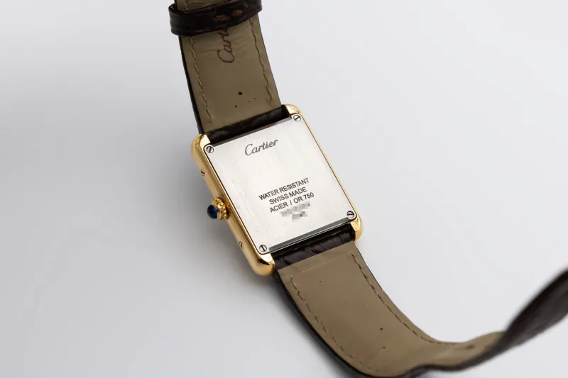 Cartier Tank Solo 24mm Brown Leather W1018755 Circa 2010