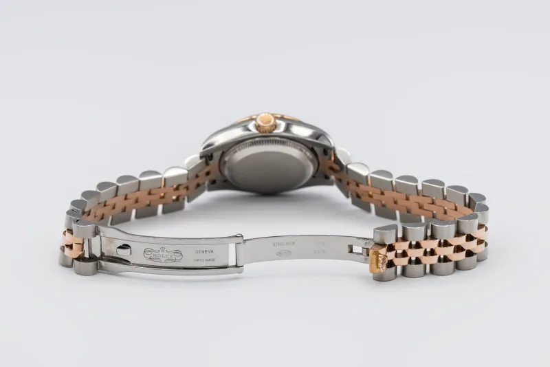 Rolex Lady DateJust 26mm Steel & 18ct Rose Gold Jubilee 179171 2006