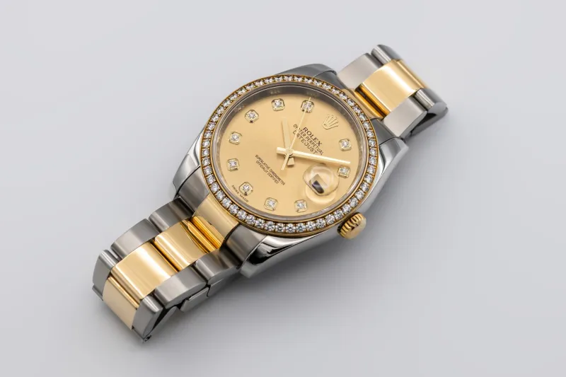 Rolex DateJust 36mm RBR Steel & 18ct Yellow Gold Oyster 116243 2012