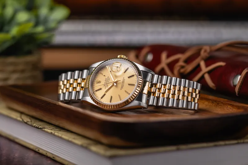 Rolex DateJust 36mm Steel & 18ct Yellow Gold Jubilee 16233 1993