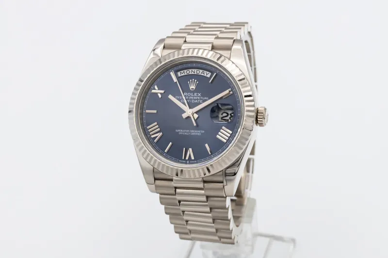 Rolex Day-Date 40mm 18ct White Gold Presidential 228239 2017