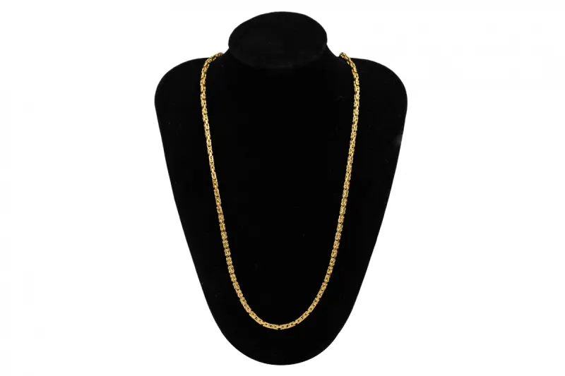 9ct Yellow Gold Byzantine Chain 31.1g