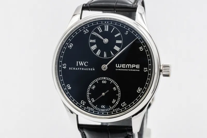 IWC Portuguese Regulateur Wempe 43mm Black Leather IW544302 Circa 2005