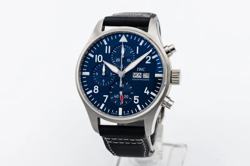 IWC Pilot's Chronograph 43mm Black Leather IW378003 2023