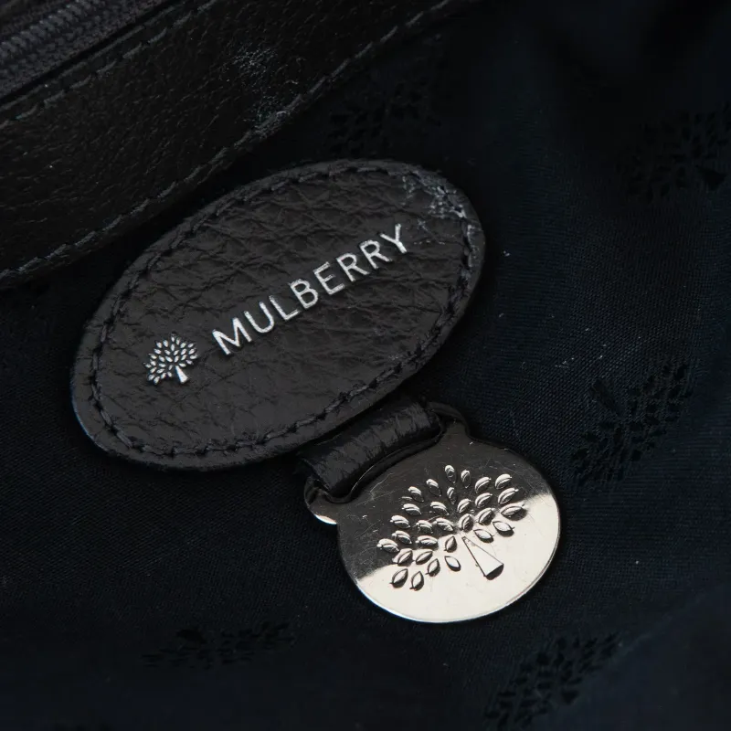 Mulberry Bayswater East West Seal Grey Leather Bag