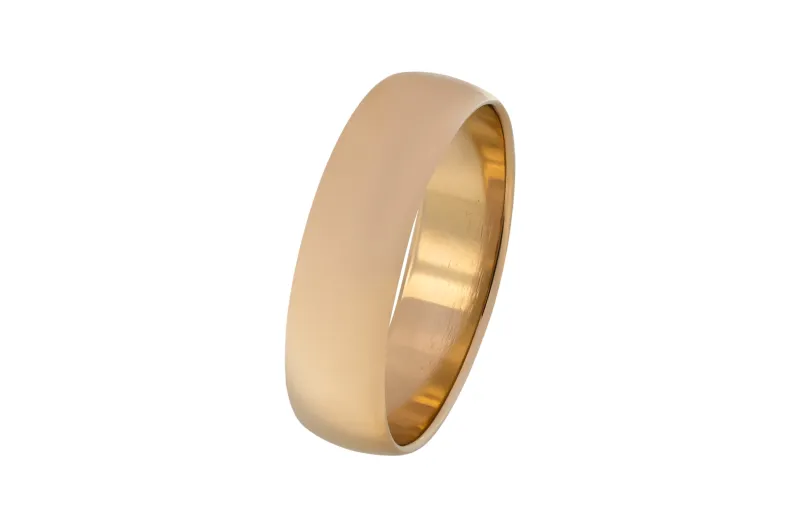 14ct Yellow Gold Classic Wedding Band 4.6g