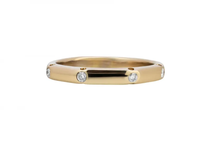 14ct Yellow Gold Diamond Ring 0.20ct