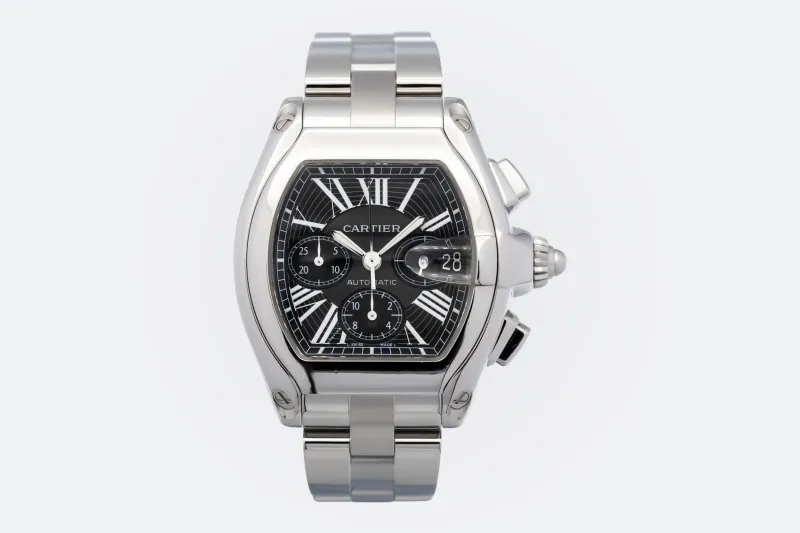 Cartier Roadster 42mm Stainless Steel W62020X6 Circa 2010