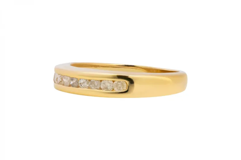 18ct Yellow Gold Ladies Wedding Band 0.30ct