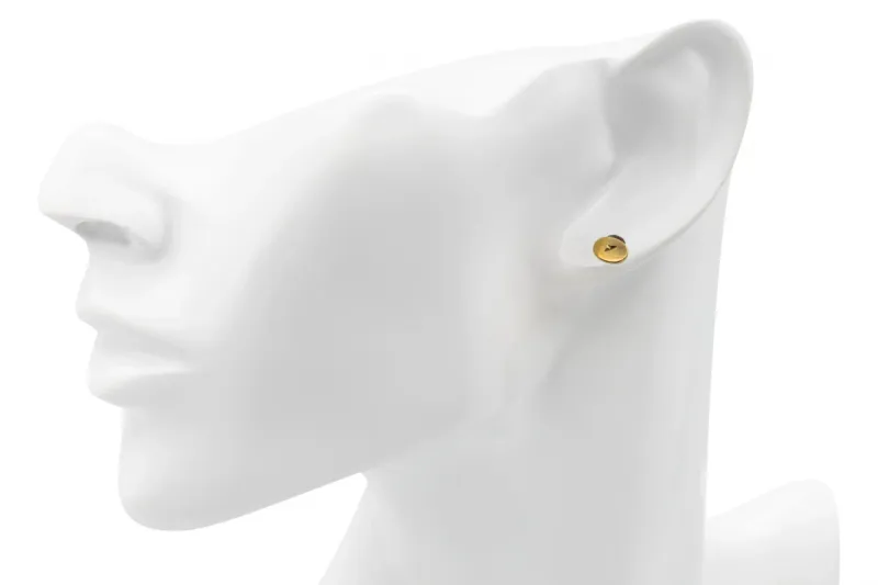 9ct Yellow Gold Stud Earrings 0.7g