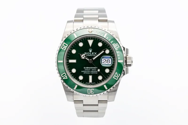 Rolex Submariner Date 40mm 'Hulk' Stainless Steel Oyster 116610LV 2016