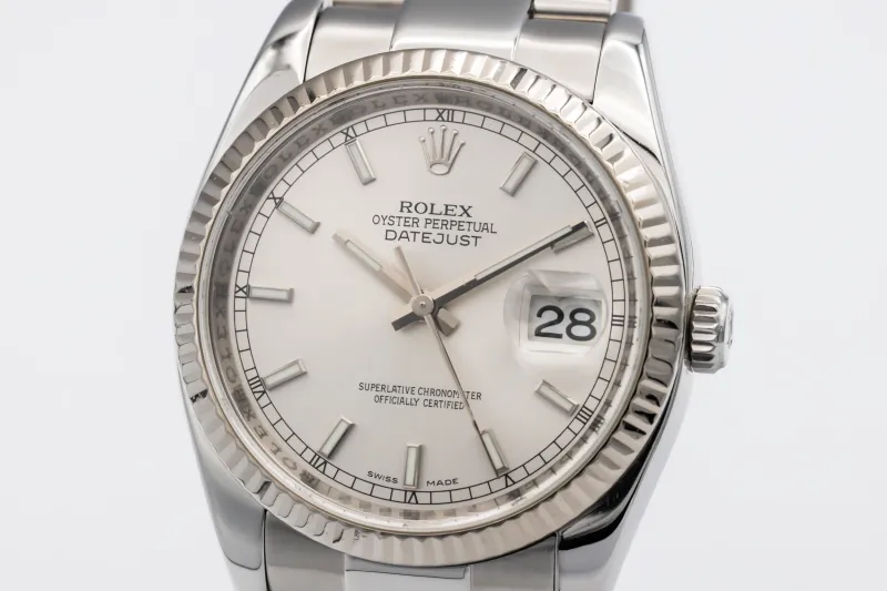 Rolex DateJust 36mm Stainless Steel Oyster 116234 2006
