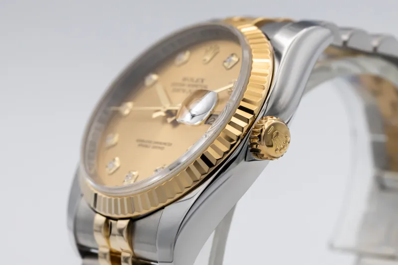 Rolex DateJust 36mm Steel & 18ct Yellow Gold Jubilee 116233 2010