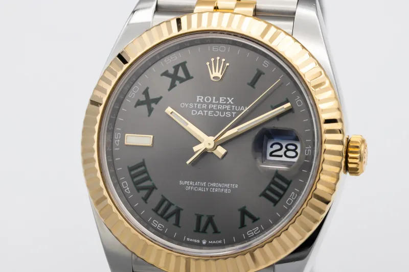Rolex DateJust 41mm ‘Wimbledon’ Steel & 18ct Yellow Gold Jubilee 126333 2022