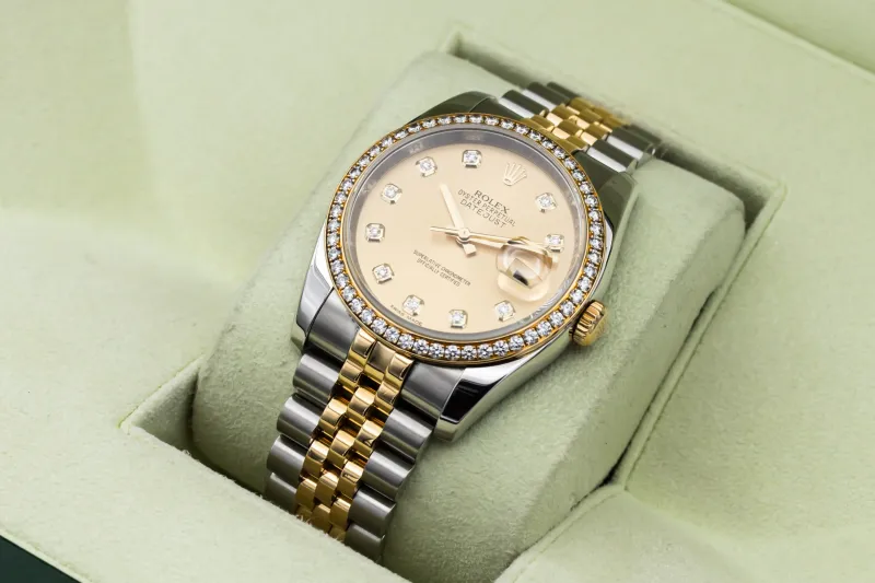 Rolex DateJust 36mm Steel & 18ct Yellow Gold Jubilee 116243 2012