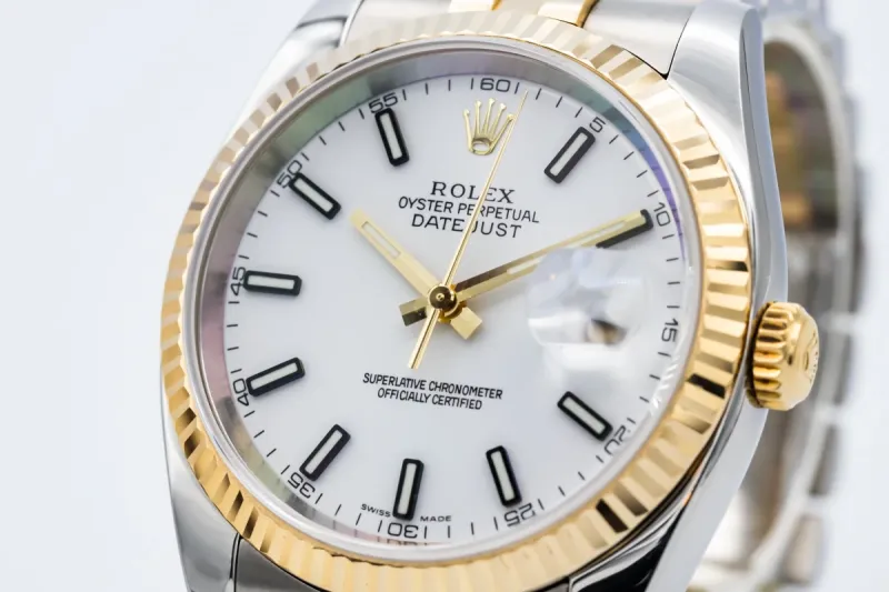 Rolex DateJust 36mm Steel & 18ct Yellow Gold Jubilee 116233 2005