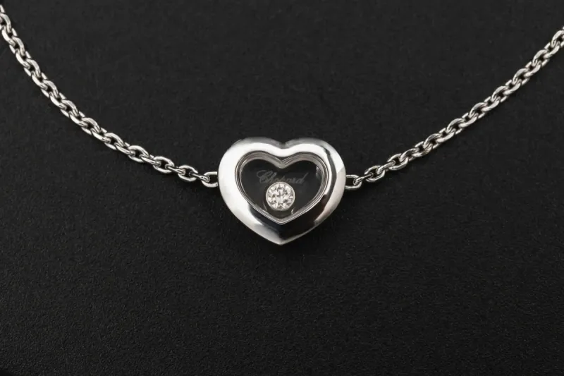 Chopard Happy Diamonds Icons 18ct White Gold Bracelet 0.05ct