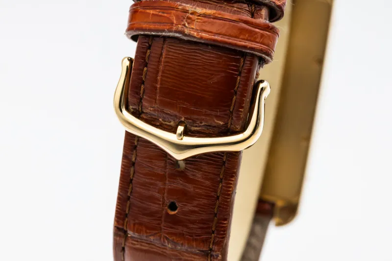 Cartier Tank Américaine Chronograph 26mmx45mm Brown Leather W2601156/1730 2007