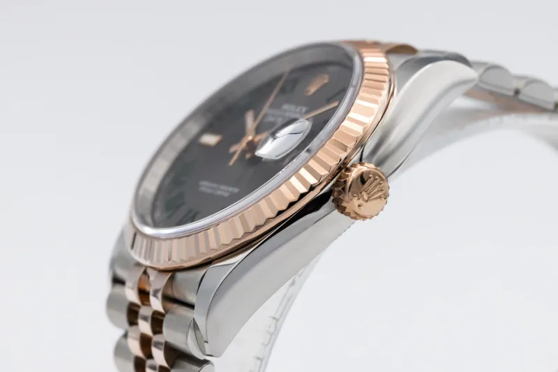 Rolex DateJust 36mm 'Wimbledon' Steel & 18ct Rose Gold Jubilee 126231 2021