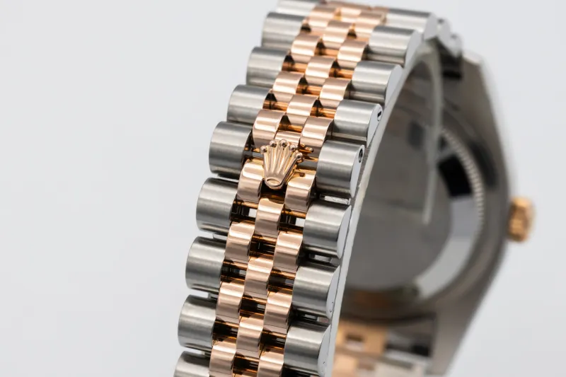 Rolex DateJust 36mm Steel & 18ct Rose Gold Jubilee 116231 2014