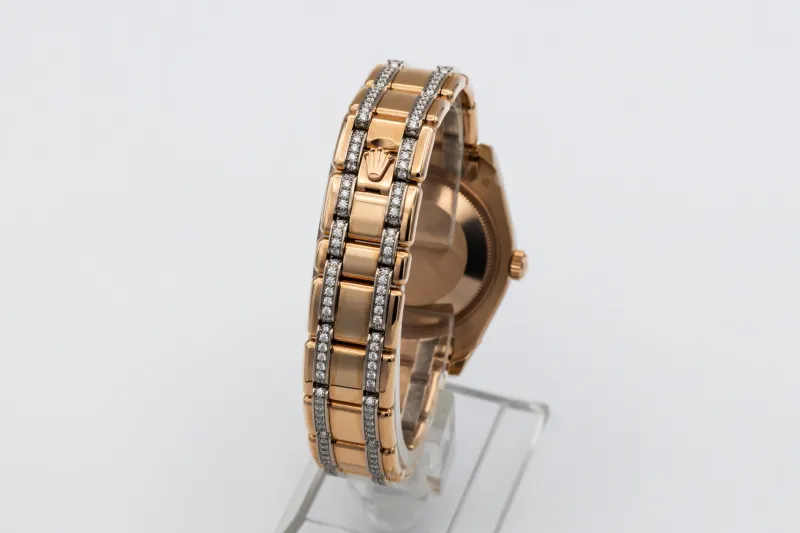 Rolex Pearlmaster 34mm 18ct Rose Gold Pearlmaster 81285 2019 UNWORN