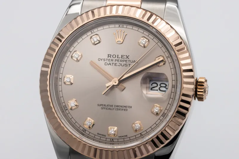 Rolex DateJust 41mm Steel & 18ct Rose Gold Oyster 126331 2018