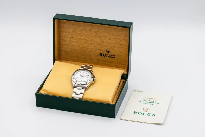 Rolex Explorer II 40mm Stainless Steel Oyster 16570 1993