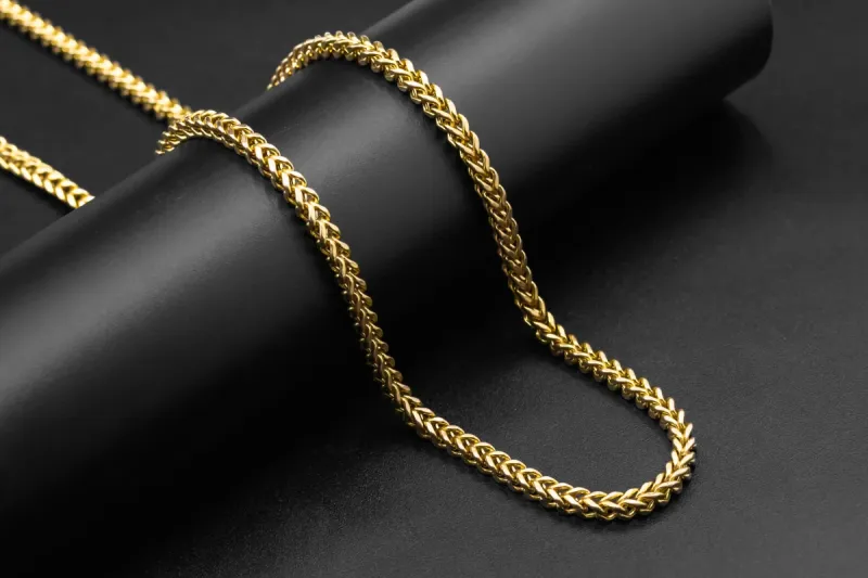 9ct Yellow Gold Franco Chain 24.3g