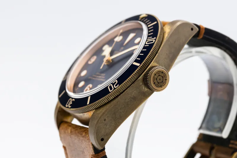 Tudor Black Bay Bronze 43mm Aged Tan Leather 79250BB 2018