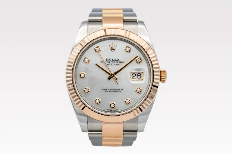 Rolex DateJust 41mm Steel & 18ct Rose Gold Oyster 126331 2019
