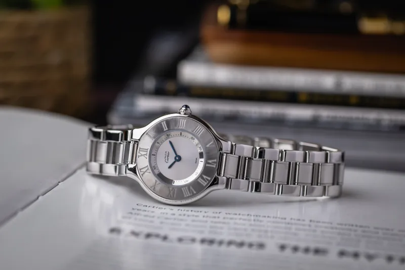 Cartier 21 Must De Cartier 28mm Stainless Steel 1340 Circa 1995