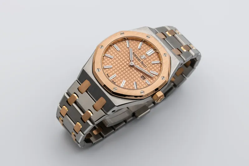 Audemars Piguet Royal Oak Lady 33mm Steel & 18ct Rose Gold 67650SR.OO Circa 2018