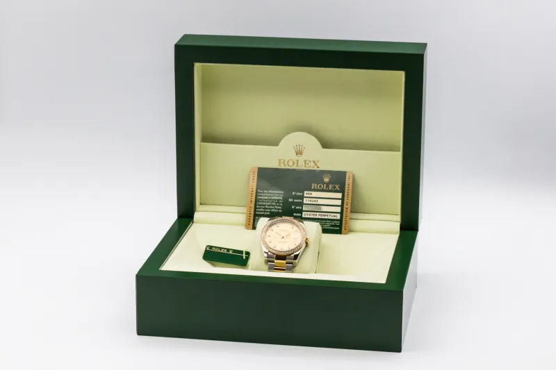 Rolex DateJust 36mm RBR Steel & 18ct Yellow Gold Oyster 116243 2012