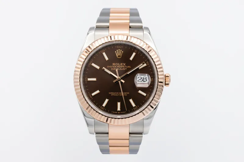 Rolex DateJust 41mm Steel & 18ct Rose Gold Oyster 126331 2021