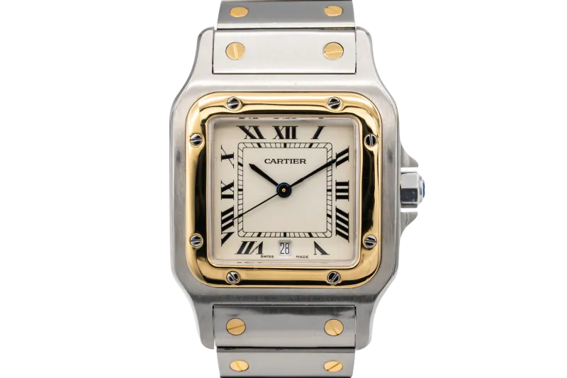 Cartier Santos Galbee 29mm Steel & 18ct Yellow Gold 1566 Circa 1990s