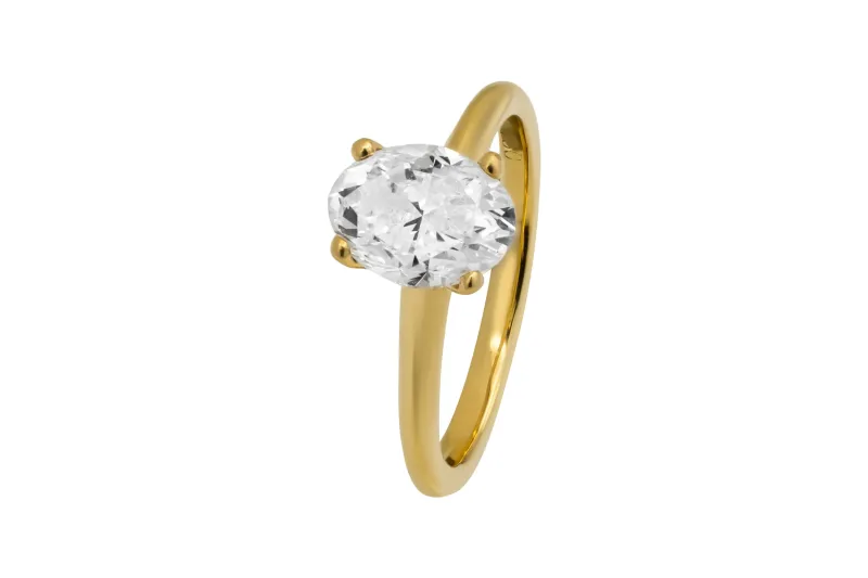 18ct Yellow Gold Diamond Engagement Ring 1.20ct GIA Certified