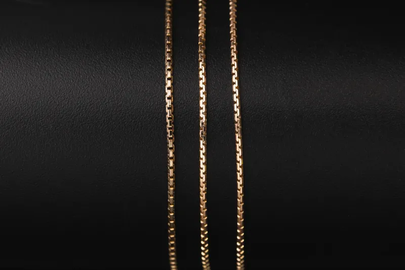 9ct Yellow Gold Box Chain 21" 4.5g