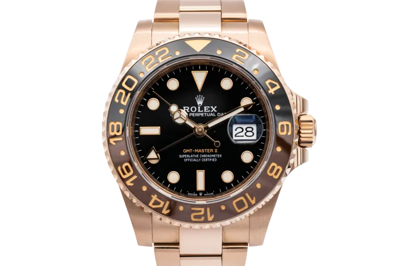 Rolex GMT-Master II 40mm 'Root Beer' 18ct Rose Gold Oyster 126715CHNR 2018